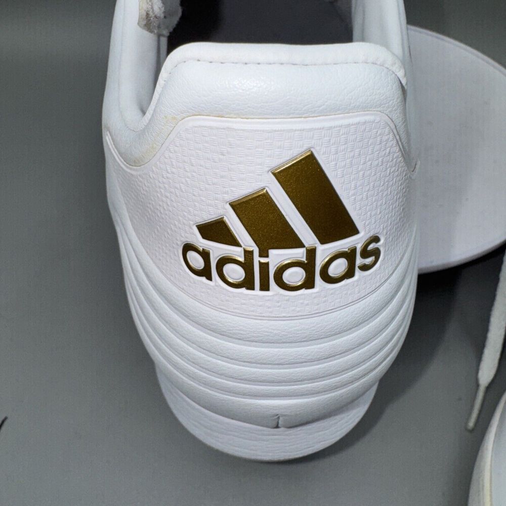 Adidas Copa Super Men 12 White Gold Leather Classic Traction Soccer Futbol - Picture 5 of 13